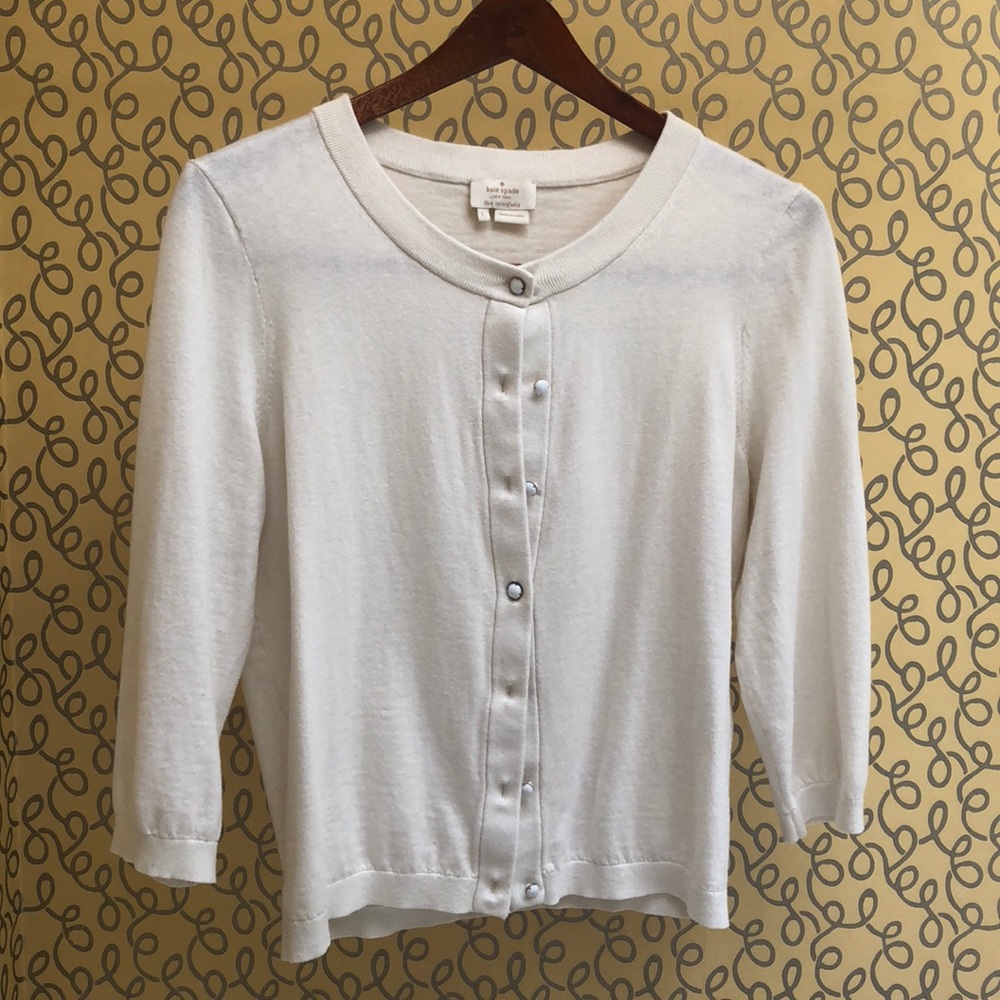 KATE SPADE Silk-Blend Cardigan